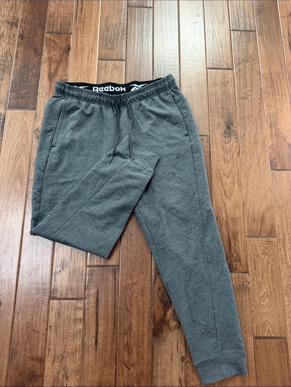 Reebok Charcoal Gray Men's Fleece Joggers